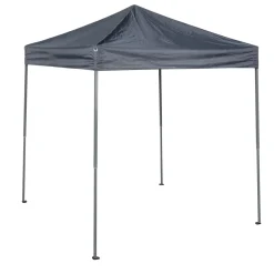 Tonnelle de jardin carrée Easy métal et tissu gris UPF50+ 200x200xH245cm 4m² < Gifi Hot