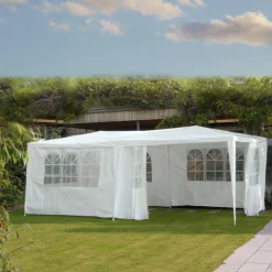 Tonnelle de réception à fenêtres Palerme UPF50+ 590x290xH255cm 17m²