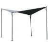Tonnelle losange Venice gris UPF50+ 350x350xH270cm 12,25m²