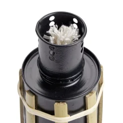 Torche à poser anti-insecte 1 mèche en bambou et métal Ø10xH39,5cm < Gifi Sale
