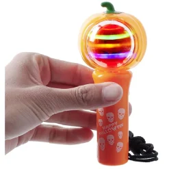Torche tournoyante Halloween noir orange ou rose