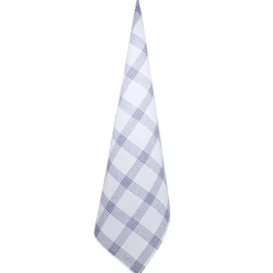 Torchon coton x7 blanc et bleu 50x70cm < Gifi Clearance