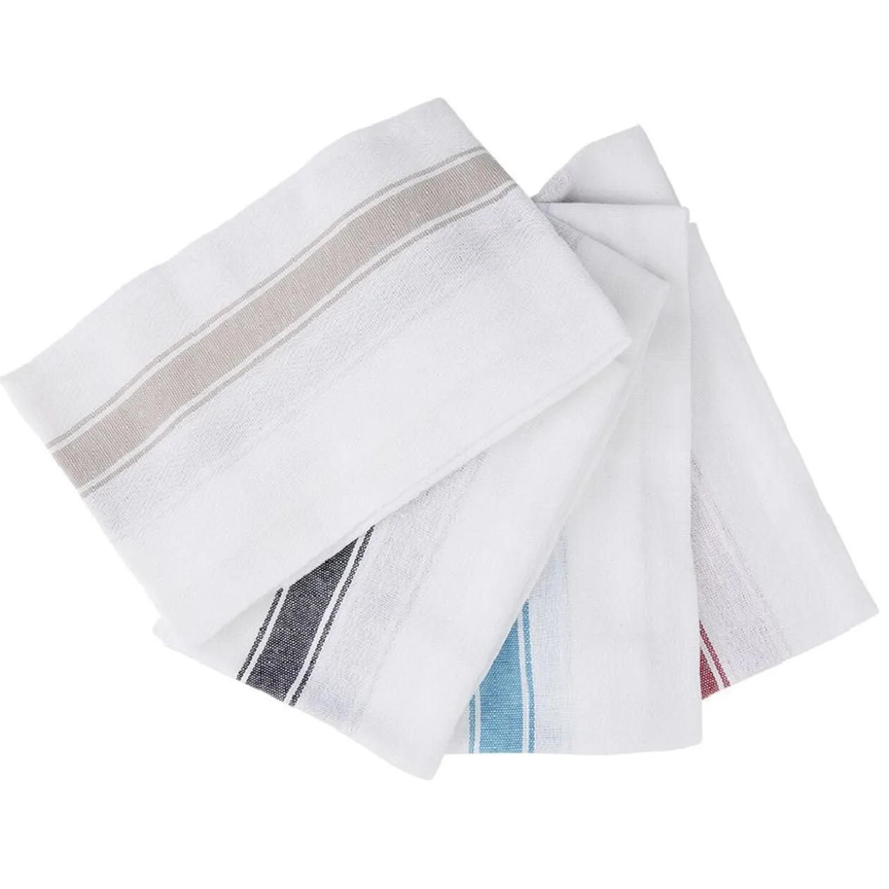 Torchon en coton blanc x4 40x60cm