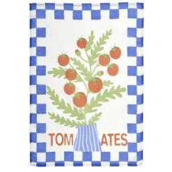 Torchon x2 coton motif tomates et piments 45x65cm < Gifi Outlet