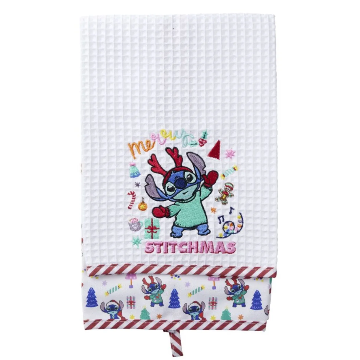 Torchon x2 Disney Stitch 34x53cm < Gifi Clearance
