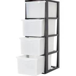 Tour de rangement 4 tiroirs A4