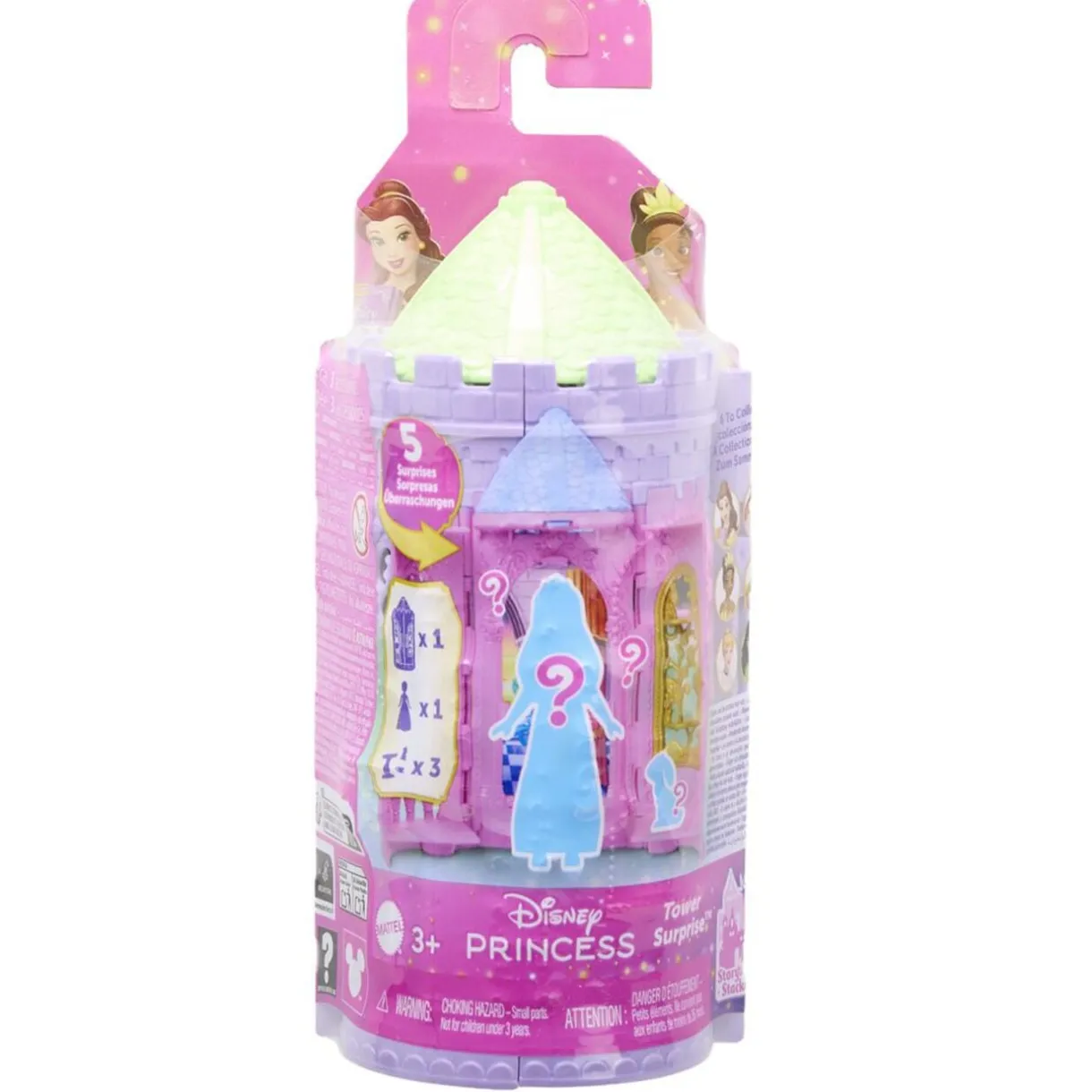 Tourelle princesse Disney surprise plastique 16,5x5xH8cm (4 modèles) < Gifi Online