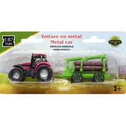 Tracteur avec remorque L20cm (6 modèles) < Gifi