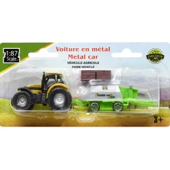 Tracteur avec remorque L20cm (6 modèles) < Gifi