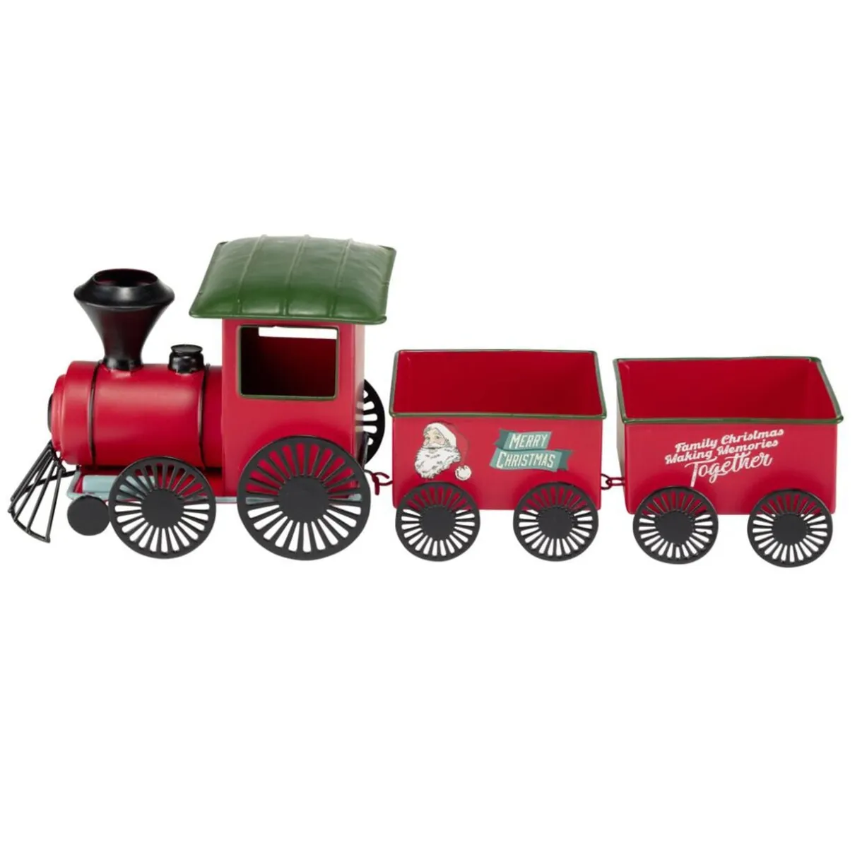 Train de Noël décoratif en métal rouge L33cm < Gifi Hot