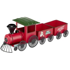 Train de Noël décoratif en métal rouge L33cm < Gifi Hot