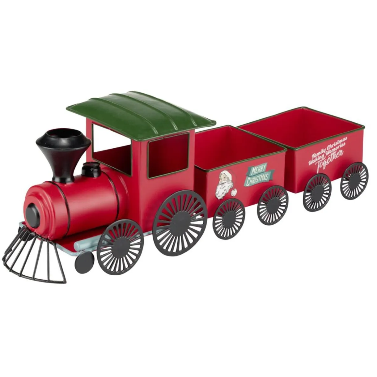 Train de Noël décoratif en métal rouge L33cm < Gifi Hot
