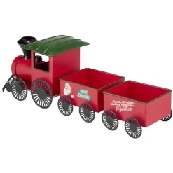 Train de Noël décoratif en métal rouge L33cm < Gifi Hot