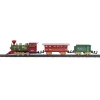 Train de Noël lumineux et musical L92cm avec rail 11 pièces