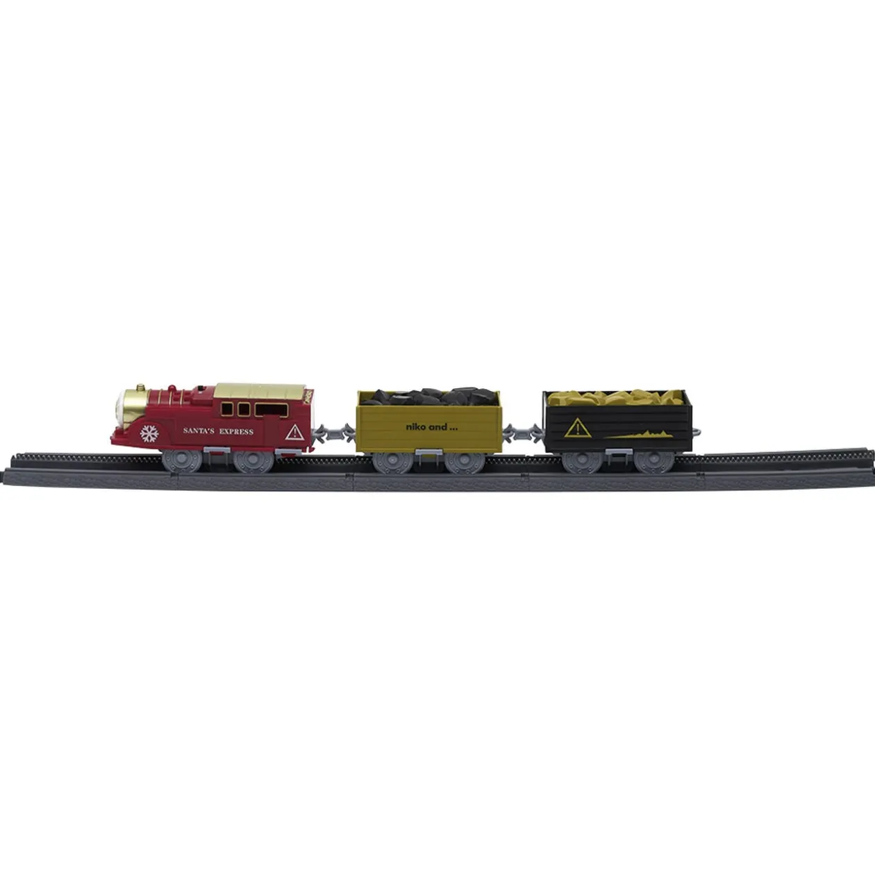 Train de Noël lumineux 16 LED multicolore