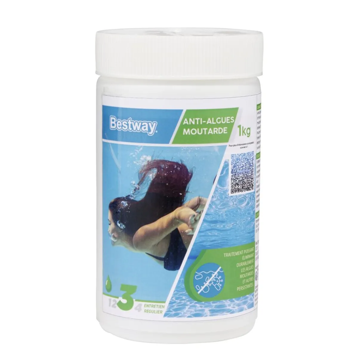 Traitement piscine anti algues moutarde 1kg < Gifi Online