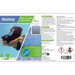 Traitement piscine anti algues moutarde 1kg < Gifi Online