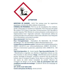 Traitement sans chlore pour piscine sans filtration < 1,2 m3