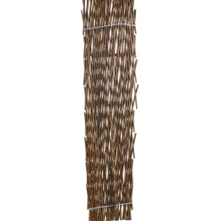 Treillis extensible en osier marron