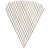 Treillis éventail clotûre extensible osier marron 90xH142 cm < Gifi New