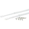 Tringle de vitrage Extensible 30-50 cm métal blanc x2 < Gifi Hot