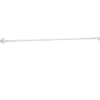 Tringle de vitrage Extensible 80-110 cm embout feuille blanc vieilli < Gifi