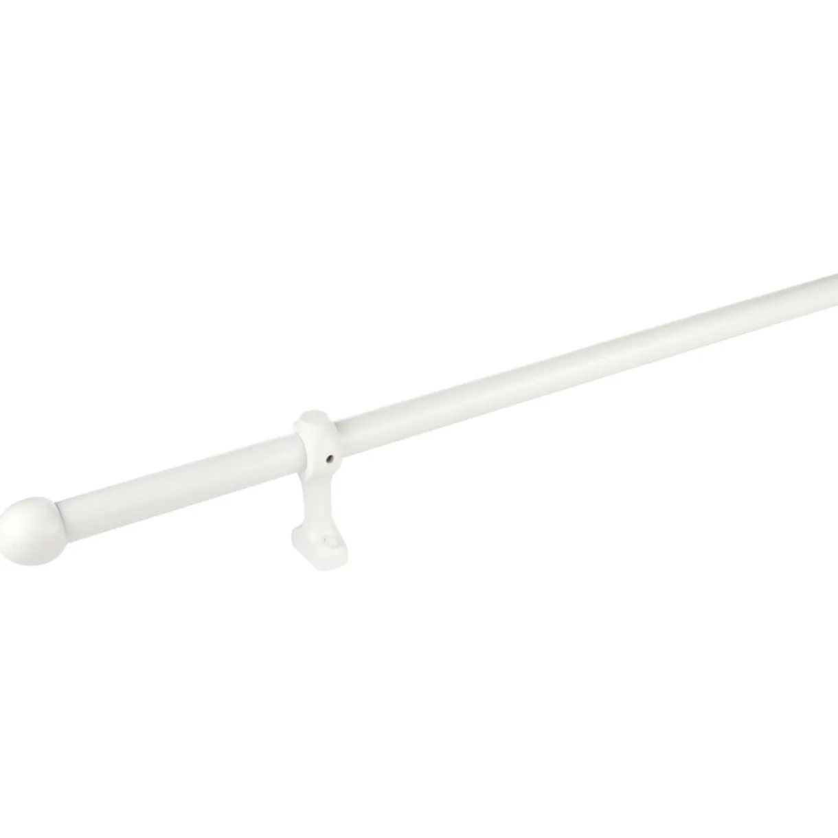 Tringle en bois blanc aves accroches murales Ø2,8xL180cm < Gifi Clearance