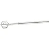 Tringle extensible vitrage décor hexagone gris chromé brossé L80/110cm < Gifi Hot