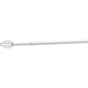 Tringle extensible vitrage LEAF blanc mat L60/80cm < Gifi