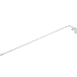 Tringle pivotante extensible aluminium blanc L60-100cm < Gifi Online