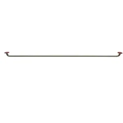 Tringle à vitrage auto adhésive Extensible Métal Blanc 70-120 cm