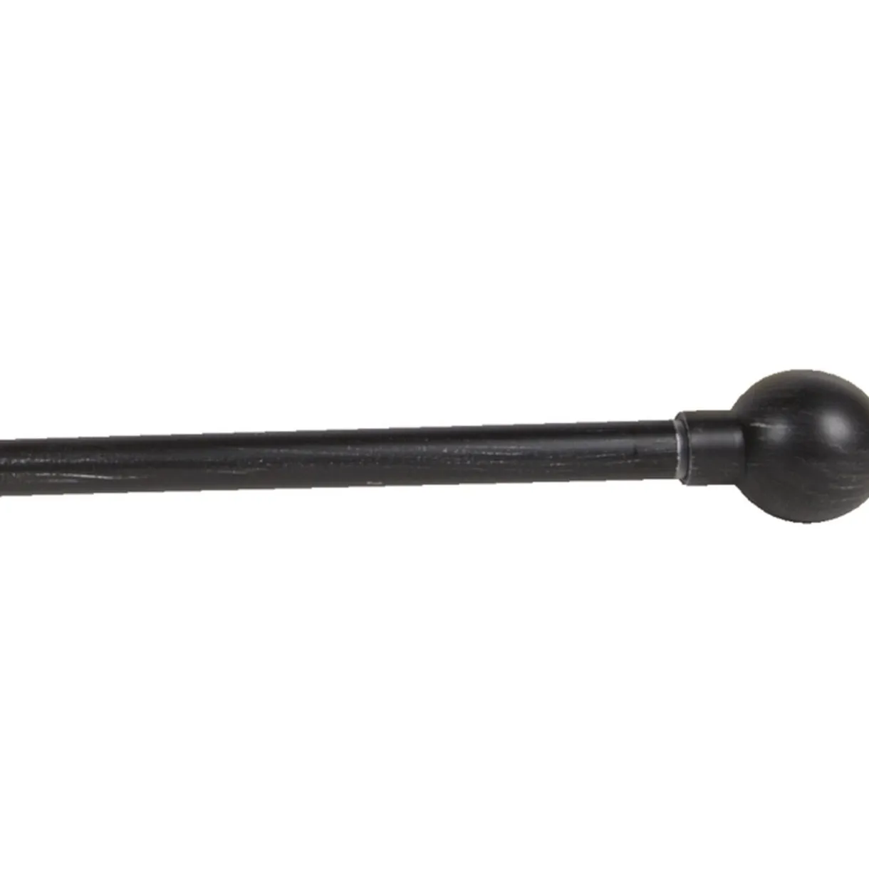 Tringle à vitrage Extensible 40-60 cm embout boule noir vieilli < Gifi Hot