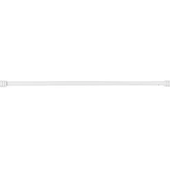 Tringle à vitrage Extensible 40-60 cm embout cylindre strié blanc < Gifi Outlet