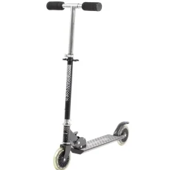 Trottinette enfant métal inscription Scooter pliable L34xH68-75,5cm