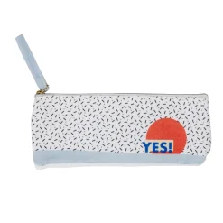 Trousse blanc moucheté motif rond rouge inscription Yes < Gifi Sale
