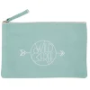 Trousse cosmétique inscription Wild Free blanc et vert < Gifi Online