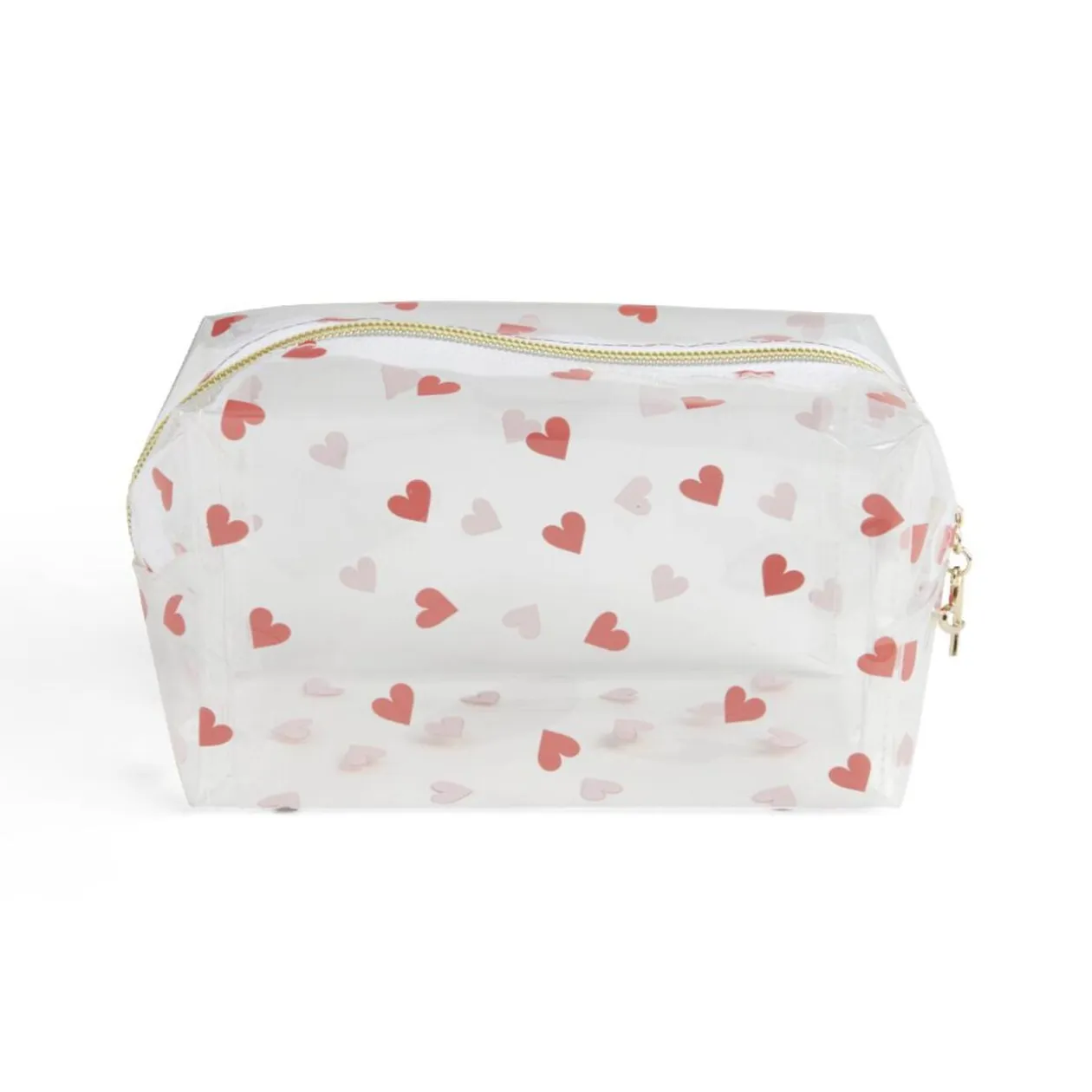 Trousse cosmétique transparente à motifs - 3 modèles