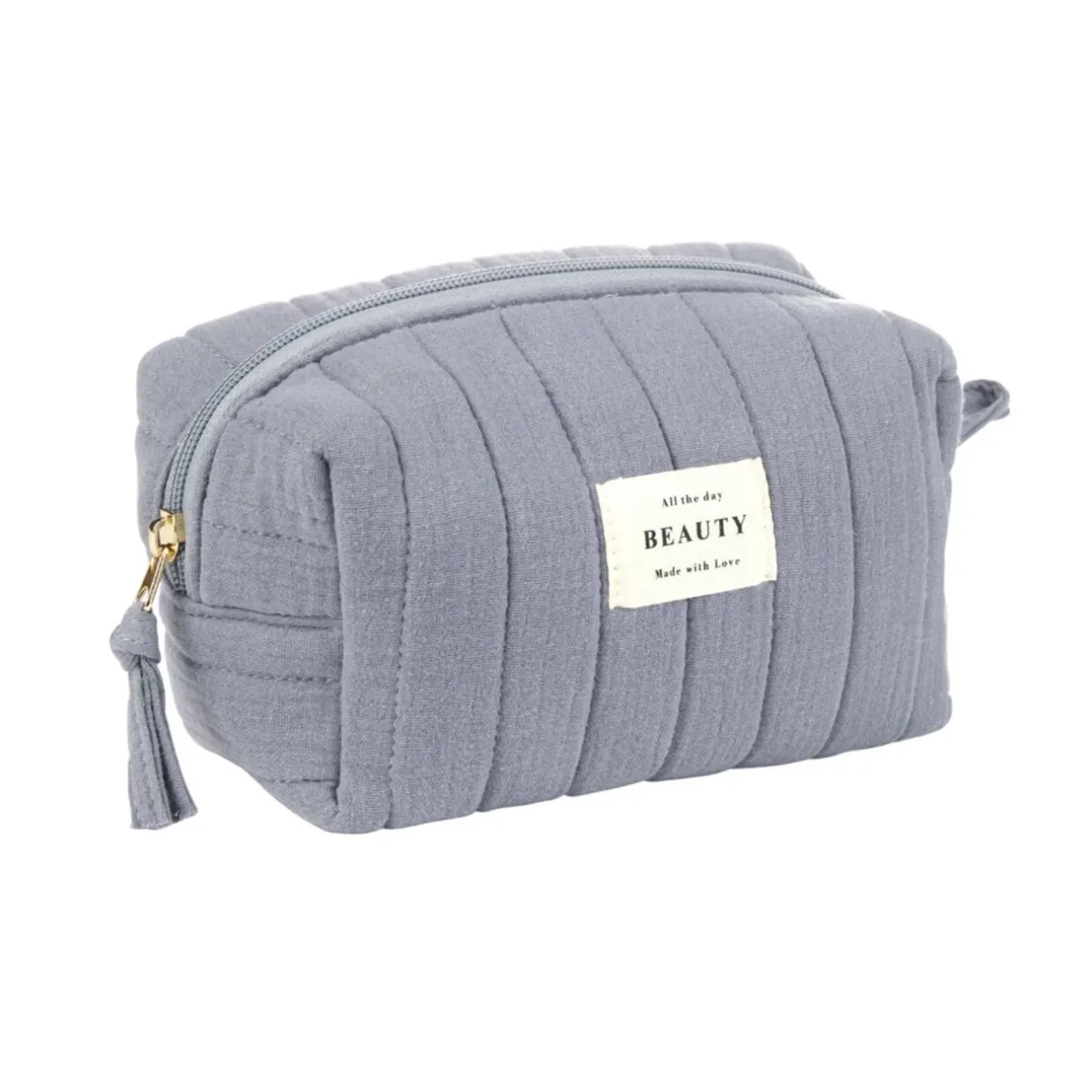 Trousse de toilette gaze de coton 18x10xH10cm (3 modèles) < Gifi Sale