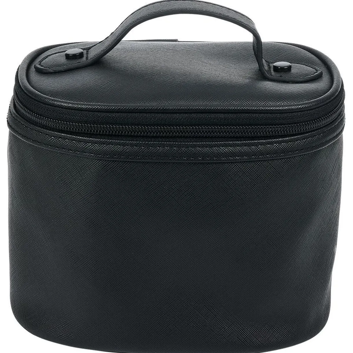 Trousse de toilette noire à pompons 17x12xH14cm < Gifi Best
