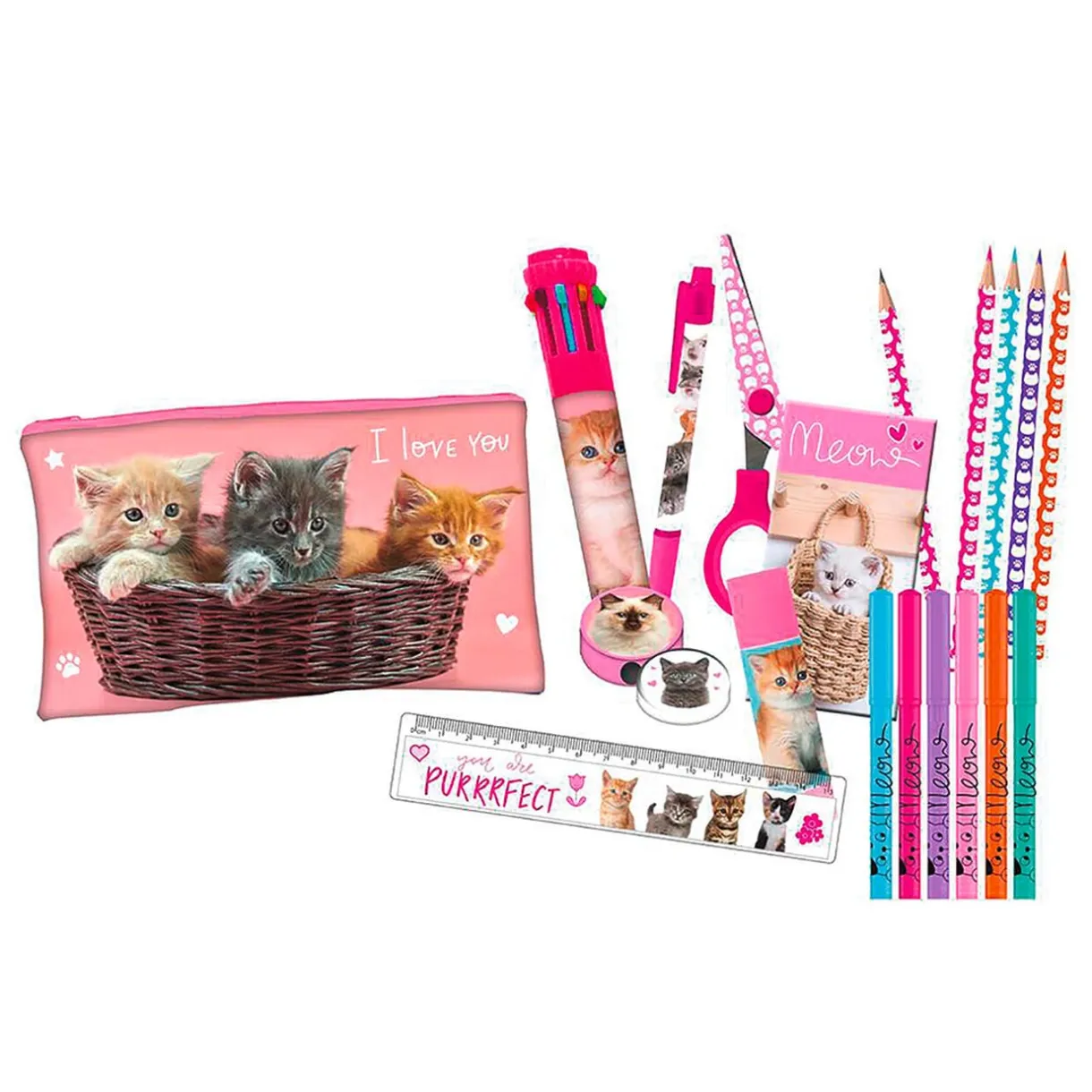 Trousse garnie motifs animaux L25cm < Gifi New