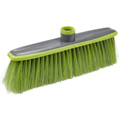 Tête de balai d'intérieur droit en plastique contour antichoc vert et gris < Gifi New