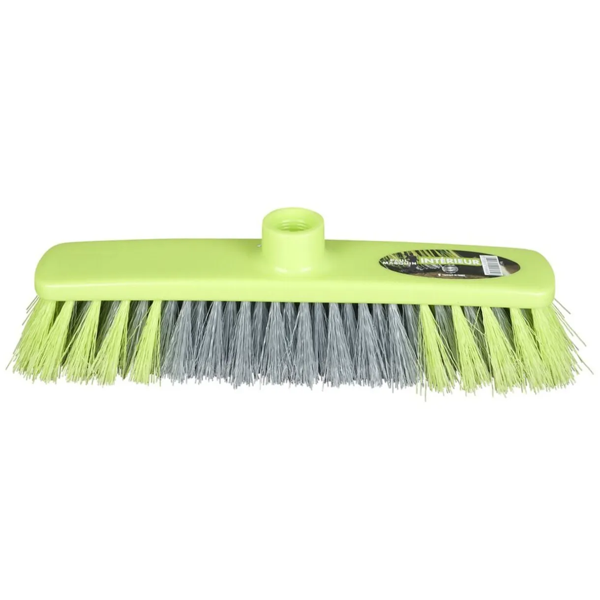Tête de balai d'intérieur vert moustache grise < Gifi Outlet