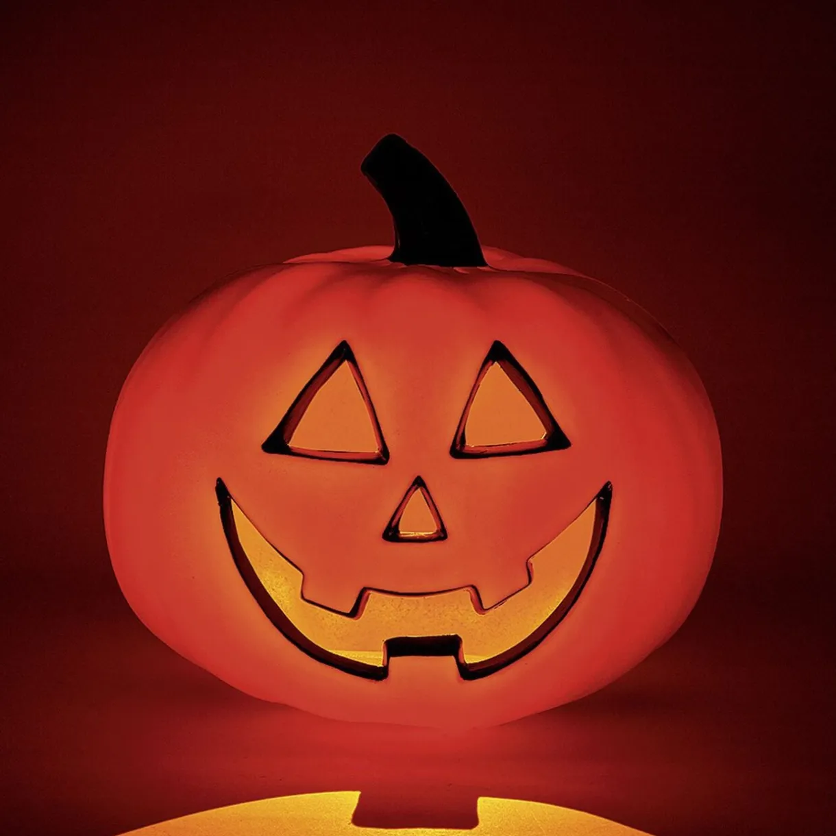 Tête de citrouille LED décoration Halloween < Gifi Online
