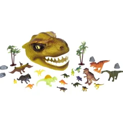Tête de dinosaure + 20 figurines < Gifi Outlet