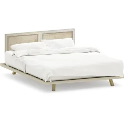 Tête de lit Kanna cannage rotin L.186xH.118/130cm