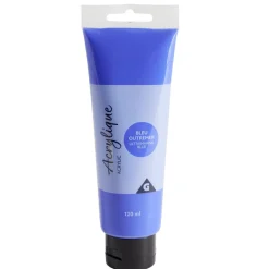 Tube de peinture acrylique bleu outremer 120ml < Gifi Sale