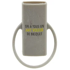 Étui à briquet en silicone design message < Gifi Online