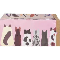 Tunnel de jeu pour chat carton motif chats 60x27xH22cm < Gifi New