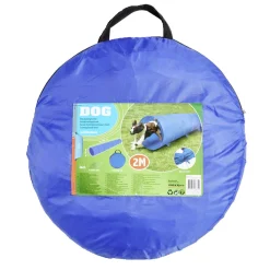 Tunnel d'entrainement pliable pour animaux Ø48xL200cm < Gifi Best