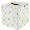 Urne d'anniversaire à poids de couleur rose, vert et doré en carton < Gifi Sale